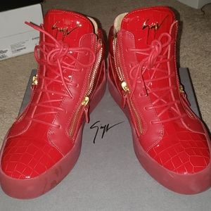 Giuseppe Mens Red Shoe sz 44 (11 US)